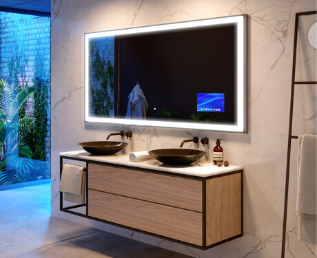 Kúpelňové zrkadlo s LED SMART L01 Apple #9