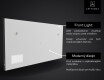 SMART Zrkadlo s LED podsvietením L129 Apple #5